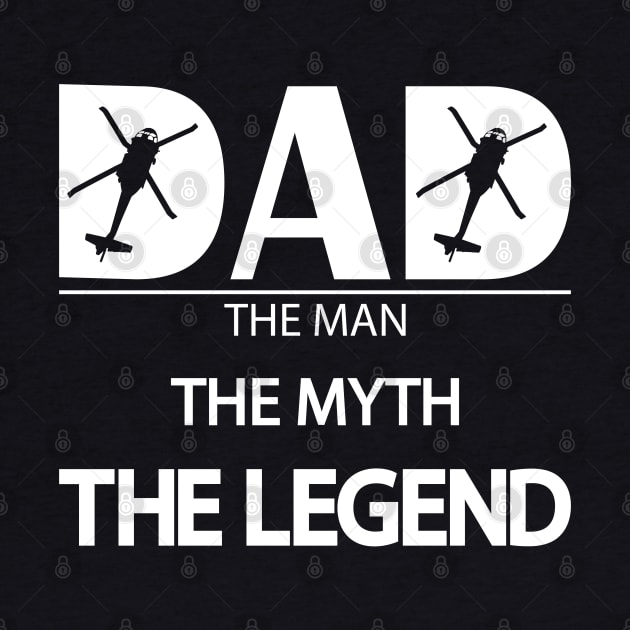 Blackhawk - Dad, The Man, The Myth, The Legend by Aviation Designs